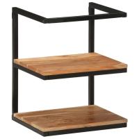 vidaXL Estante de pared madera maciza de acacia y hierro 40x30x50 cm - details 7
