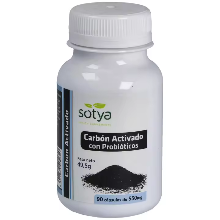 Sotya Carbón Vegetal Probiótico 550Mg 60Cáps - 1