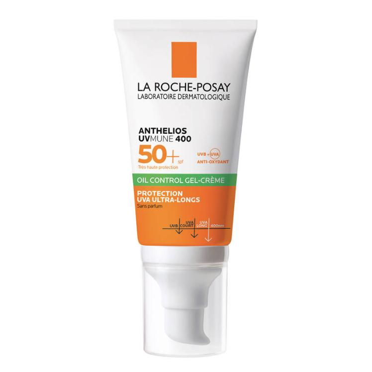 LA ROCHE-POSAY - Anthelios UVMune 400 Gel-Crema Solar Facial Sin Perfume SPF 50+