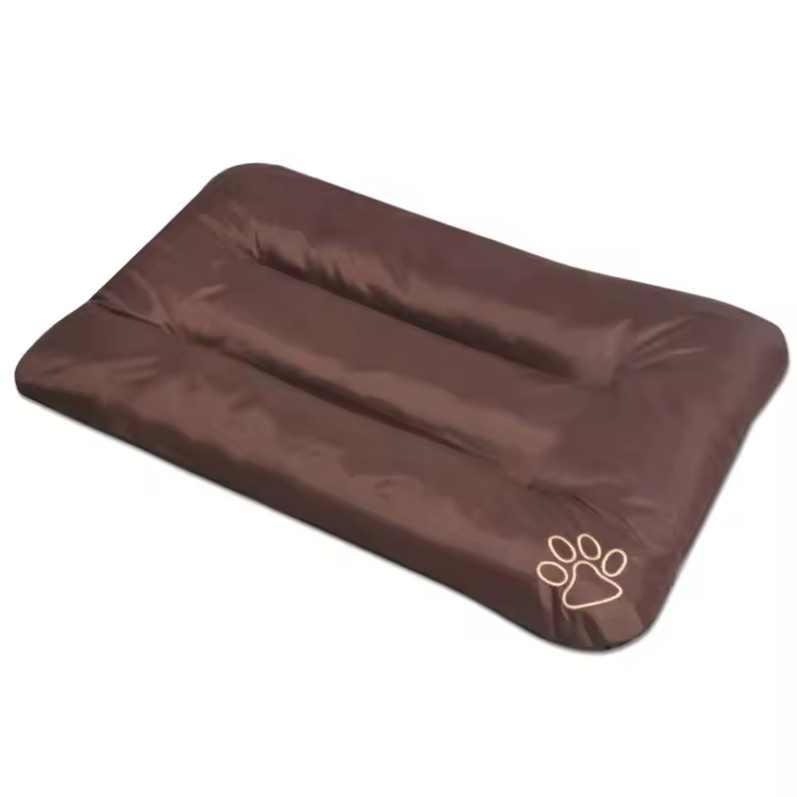 vidaXL Colchón para perro tamaño L marrón - 1