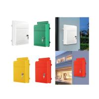 Buzón De Correo De Pared Con Capacidad Grande Apertura Ancha Cerradura Buzón De Cartas Para Escuela Oficina Edificio Resistente Al Desgaste Fácil De Usar - details 2