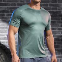 Camiseta De Hombre Verano Manga Corta Algodón Transpirable Ropa De Gimnasio Fitness Camiseta Deportiva Para Yoga Y Correr - details 7