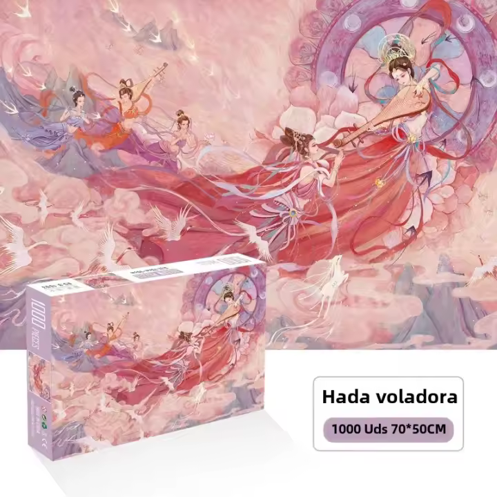Rompecabezas De Papel 1000 Piezas Jigsaw Educativo Y De Reducción Del Estrés Tamaño 70*50cm Regalo De Cumpleaños Decoración Y Dibujo Para Adultos - 1