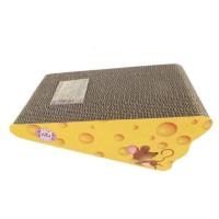 UNUSUAL- Queso rascador de cartón de sisal, arañador para gatos, 30x17x15cm, almohadilla para rascar, Rascador para Gatos de cartón con Forma de Queso, arañador para Mascotas, afilador de uñas reciclable - details 1