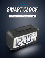 Reloj De Alarma Digital Con Pantalla LCD Grande Y Sensor De Luz Reloj De Niños Con Función De Sueno Para Oficina Y Estudio - details 0