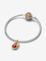 Pandora - Charm Colgante de Fuego De Dragón de Juego de Tronos-Baño de Oro de 14K - details 0