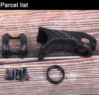 TANKE MTB Potencia Manillar De Bicicleta Aluminio Aleación 17 Grados 70MM/90MM 31.8*28.6MM XC MTB AM Manillar Parte - details 13