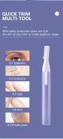 Afeitadora De Cejas Eléctrica Multifuncional Lavable Para Hombres Y Mujeres No Daña La Piel Como Un Cuchillo De Bebé - details 3