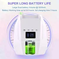 Secador De Uñas LED Profesional Recargable 98W Con Doble Luz Duradero Alta Calidad Luz De Espejo Interior Bajo Calor Modelo De Secado De Gel UV - details 8