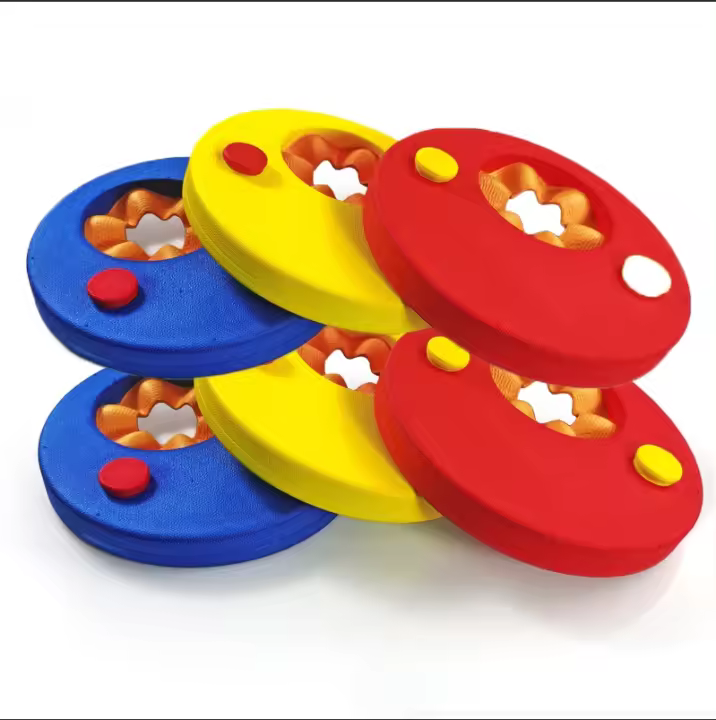 6 uds discos flotantes de brazo discos flotantes de espuma EVA discos de ayuda flotantes para natación para niños W - 1