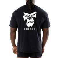 Camiseta De Fitness Para Hombre Camiseta Deportiva Suelta Con Mangas Cortas Para Gimnasio Ropa De Correr Camiseta De Bodybuilding - details 7