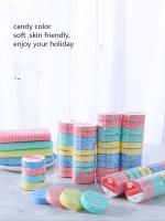 Toallas De Rostro Desechables Comprimidas Absorción Mágica De Agua Portátiles Para Viajes Y Negocios 30*40cm*10pcs/lot Blanco - details 10