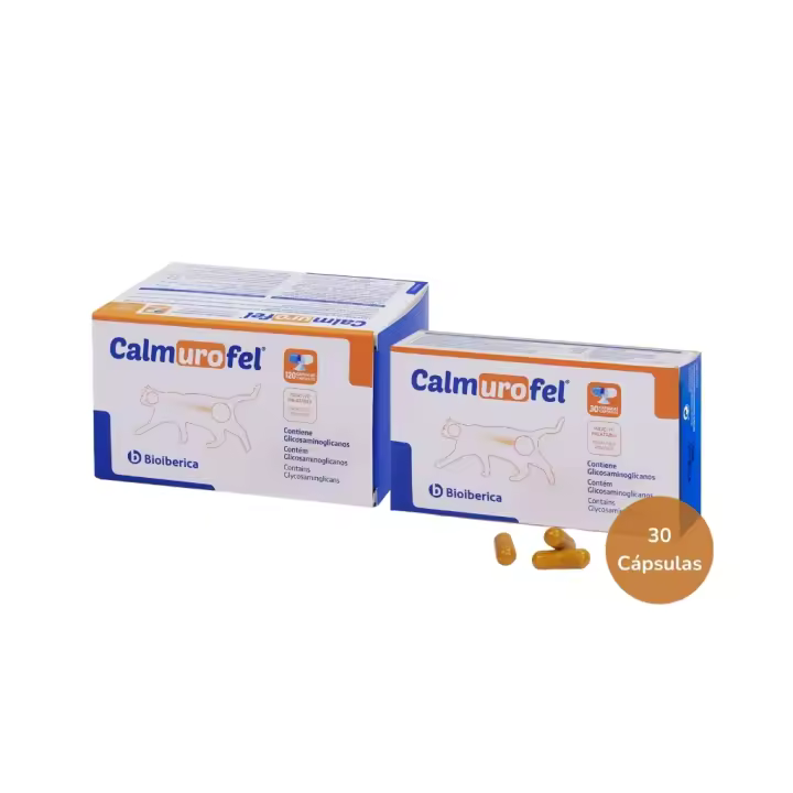 BIOIBERICA - Calmurofel - Alimento complementario para Ayudar en la cistitis Felina (Gatos) - 1