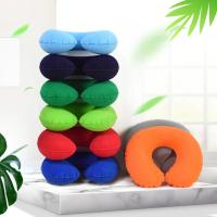 Almohada De Viaje Inflable En Forma De C Almohada De Cuello Portátil Cojín Redondo De PVC Para Descanso Corporal Y Viajes - details 0