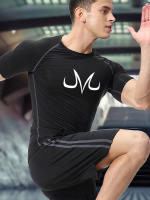 Camiseta De Compresión Para Hombre Fitness Workout Con Estampado De Anime Sport Típica De Gimnasio Secado Rápido Top Tee Verano - details 2