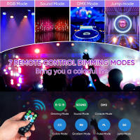 Luz De Escenario LED RGB 60 LEDs DMX512 Paralelo Plano Efectos Multifuncionales Estroboscópico Para Fiesta Boda DJ Disco - details 3