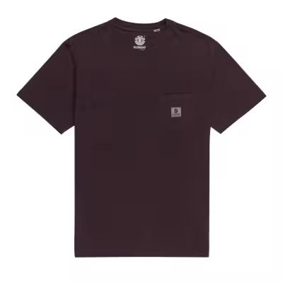 Camiseta Element Basic Pocket Pigment Ss Plum Perfect ELYKT00118-PSN0 - 1