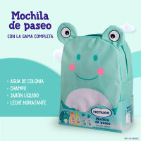 Nenuco Pack Bebé Mochila de Paseo Rana, con Gama Completa,Jabón Líquido,Champú Suave,Agua de Colonia,Leche Hidratante,4x200ml - details 0