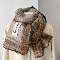 Nueva Bufanda De Lana Para Mujer Otoño Invierno Gruesa Suave Y Cálida Imitación a Cashmere Versátil Chal De Alta Calidad - details 7