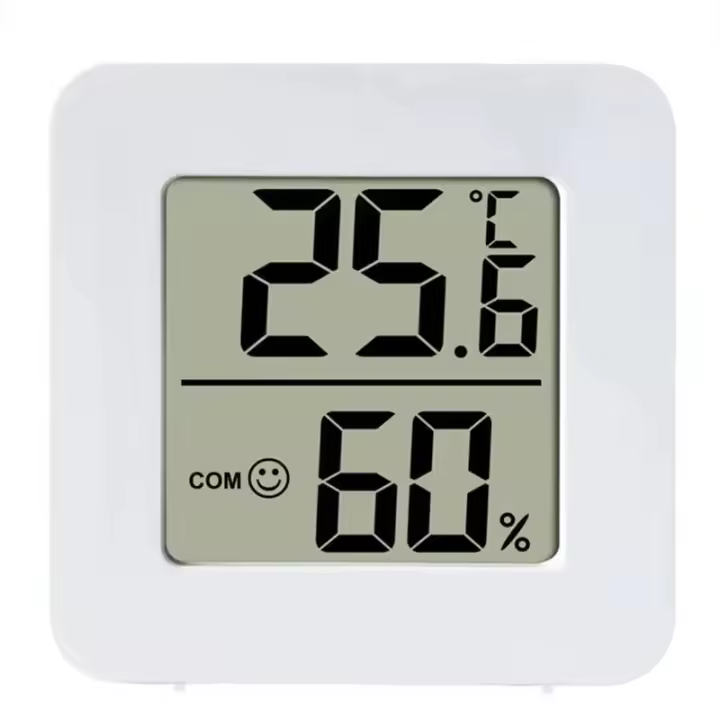 HY 4pcs Termómetro Higrómetro Digital Individuales Monitoreo Electrónico De Temperatura Y Humedad LCD Para Interior Y Exterior Ideal Para Habitaciones Bebés - 1