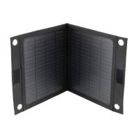 Cargador De Panel Solar Plegable Portátil 12V 50W Para Teléfono Móvil Con Puerto USB Y Batería Monocrystalina Silicona Flexible - details 4