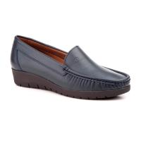 Mocasines con cuña de piel marca MC CAME fabricado en España - details 3