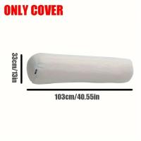 Funda De Almohada De Algodón En Forma De Cilindro Para Adultos Funda De Almohada Larga Con Cierre Redondo Para Colchón Cervical - details 5