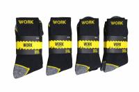 Pack 12 Calcetines Trabajo de Hombre WORK Algodón 95% Seguridad Botas Reforzados Transpirables Antirozaduras Talla 40-46 - details 0