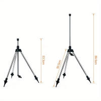 Juego De 1 Riega Rotatoria De 360 Grados Con Tripode Para Jardín Y Césped Soporte Telescopio Con Cabeza De Riega En Tripode Acero Inoxidable - details 7