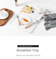 Plato De Alimentos Rápido En Plástico Blanco Para Uso Comercial Y Doméstico Resistente Y Versátil Para Almacenamiento - details 1