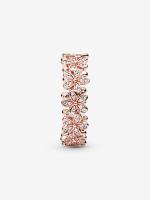 Pandora - Anillo de margaritas - Baño de Oro Rosa de 14 K - details 1