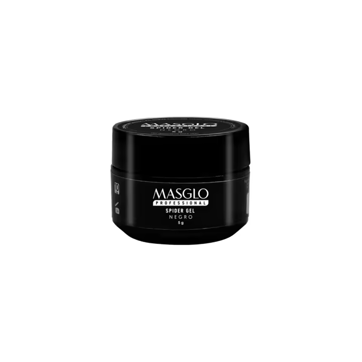 Masglo Spider Gel 5gr Negro - Decoración de Uñas - Gel Decorativo para Uñas - 1
