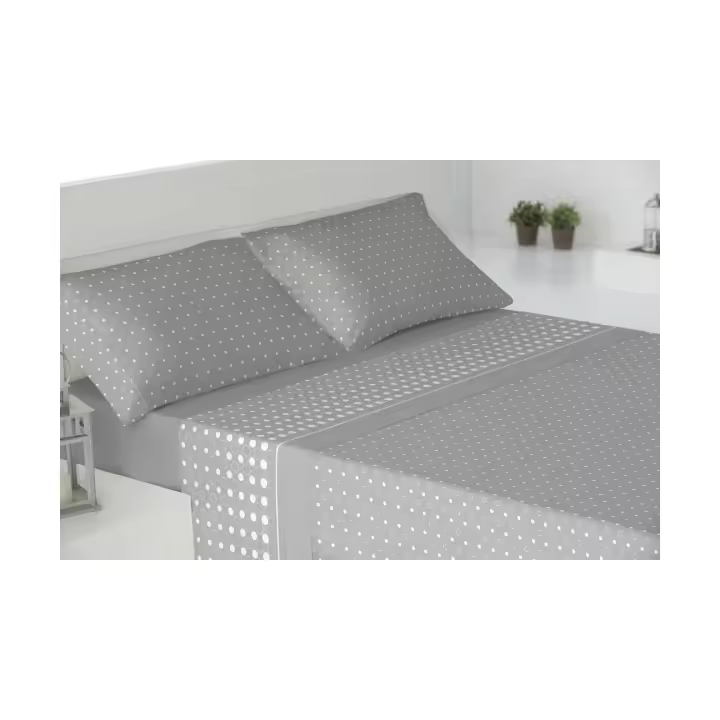 JUEGO DE SÁBANAS TEJIDOS EL MUNDO LEITA-CORAL - 1