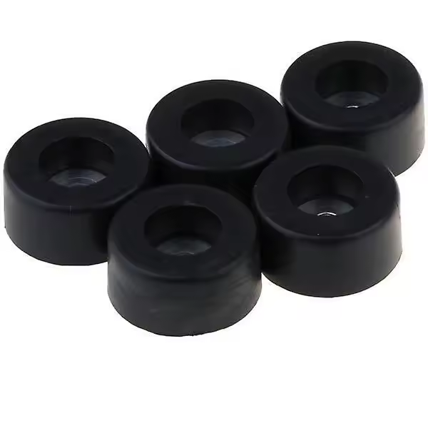 2x5 piezas 38x19mm gabinete amplificador altavoz aislamiento pies de goma almohadillas base - 1