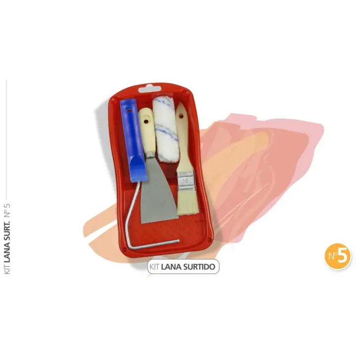LILI HOME Herramientas Profesionales para Pintar - Alta Calidad Incluye rodillo de pintar, cubo de pintar, bandeja de pintar y llana, todo lo que necesitas para un trabajo de pintura impecable. Cada herramienta está diseñada para ofrecer un rendimiento su - 1