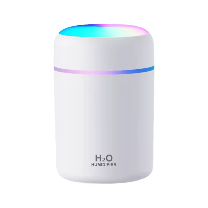 Humidificador para bebés con luz nocturna y función de apagado automático, pequeño humidificador ultrasónico silencioso USB de 2 modos para estornudos y tos, fácil de usar y limpiar - 1