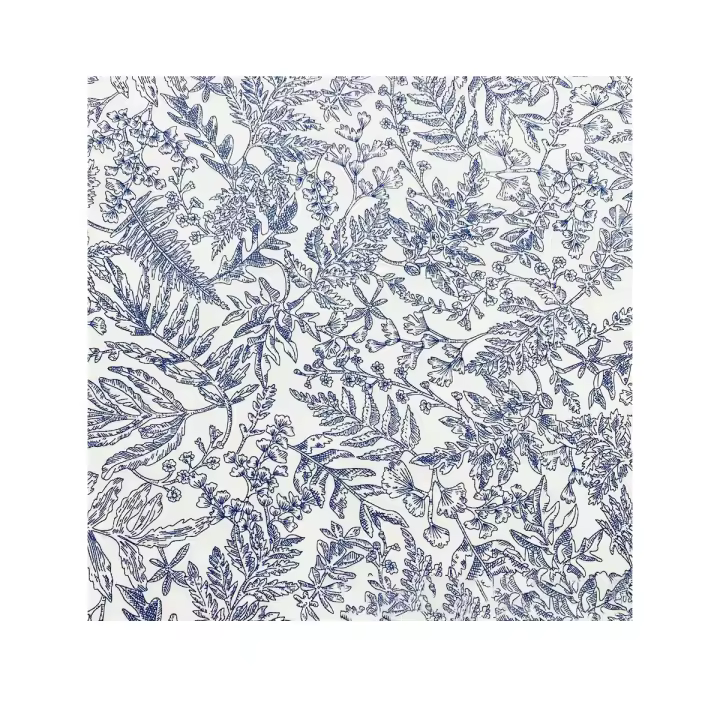 Paño De Mesa Cuadrado Leeseph De Algodón Impreso Elegante Y Duradero Para Agregar Un Toque De Clase a Cualquier Comida Disponible En Azul Verde Rojo - 1