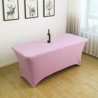 Enagua De Mesa Elástica Para Boda Fiesta Cumpleaños Decoración De Mesa Al Aire Libre Barra De Cócteles Telas De Tule Impermeables De Poliéster/Celulosa - details 8