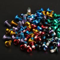 Juego De 12 Piezas De Rotadores De Freno De Disco Para Bicicleta Y Tornillos Torx T25 Acero Inoxidable Colores Variados Accesorio De Ciclismo MTB Parte De Bicicleta De Carretera - details 6