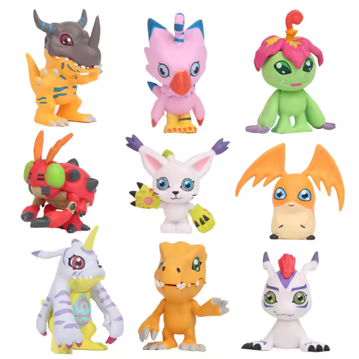 Set De 9 Figuras De Acción Digimon Anime PVC Modelo Juguete Colección Regalo Para Adolescentes Y Adultos Hombres Y Mujeres - 1