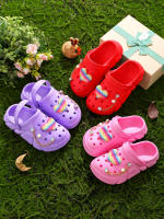 Clogs Casuales Para Niñas Con Decoraciones De Corazones Secado Rápido Ligeros Y Antideslizantes Adecuados Para Baños Internos Y Externos - details 26