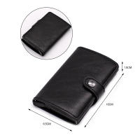 Rparty Tarjetero de cuero multicolor Minimalista para HOMBRES con RFID Bloqueo, Ranuras para Tarjetas y Billetes - details 0