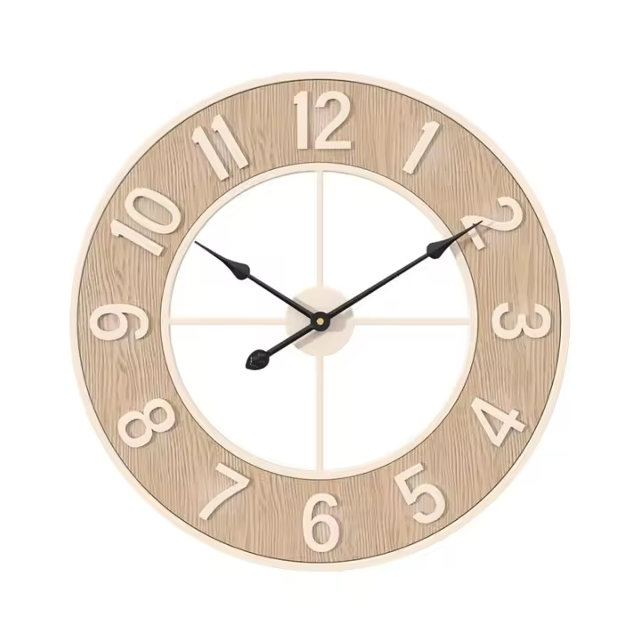 Reloj de Jardín de 60 cm, resistente a la intemperie retro diseño, 23 pulgadas - 1