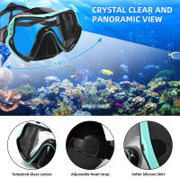 Máscara De Snorkel Profesional JSJM Gafas De Natación Y Tubo Incluidos Conjunto Para Natación Y Diversión Unisex Adulto - details 0