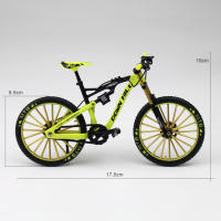 Mini Bicicleta De Acción 1:10 Para Adultos Y Niños Juguete De Simulación De Carreras Con Doble Rueda Regalo Para Niños Colección De Montaña De Bicicleta De Metal - details 4
