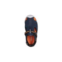 Sandalias planas niño GEOX J1530A C4074 SANDALIA DEPORTIVA NAVY-ORANGE FLUOR 31202 24V - details 4