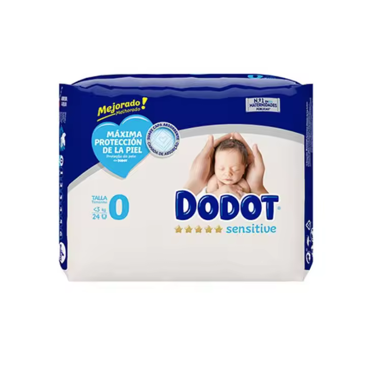 20% DTO. EXTRA Dodot Sensitive Recién Nacido Talla 0 (24 uds) ✅ Entrega 24/72h - 1