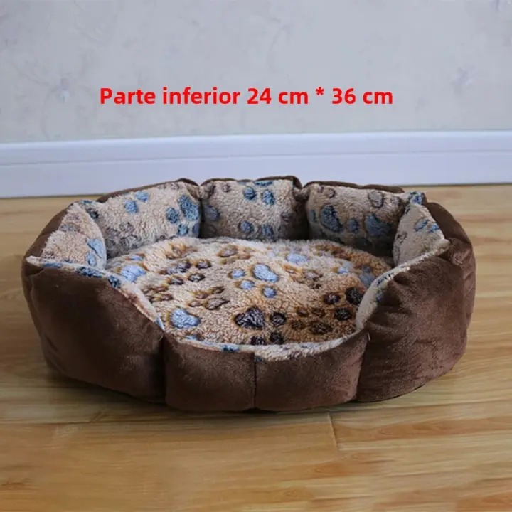 Alfombra De Cama Para Perros Pequeños Y Gatos Suave Y Cálida De Terciopelo Con Estilo Sofá Ideal Para Descansar En Casa - 1