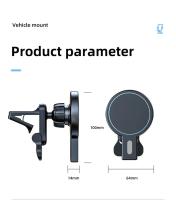 Soporte De Teléfono Móvil Para Coche Con Cargador Inalámbrico 100W Y Imán Compatible Con iPhone 14 13 pro Max Soporte De Ventilador Aire Para Carga Rápida - details 26