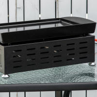 Parrilla de gas de mesa con Manguera, de Maple inxifiable y metal, antiadherente, Perfecta para acampar - details 5